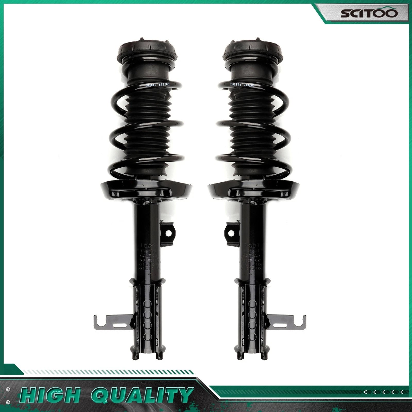 Set of 2 Front Quick Shocks Strut Assembly for Chevrolet Cruze (2011–2012)