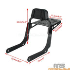 Rear Passenger Backrests w/Luggage for Softail Heritage Classic FLHCS FLHC (2018-2023)