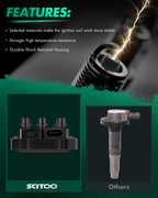 Ignition Coils & Spark Plugs for Ford Explorer (1990–2011), Mustang (2005–2009) 4.0L