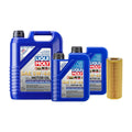 Oil Change Kit 7L Liqui Moly 5W-40 Mahle for Audi 3.0/3.2L