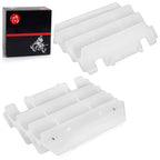 Left + Right Radiator Shrouds Guard Kit for Kawasaki KX125 KX250 (1997–2005)