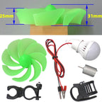 Wind Turbine Motor for Outdoor Energy Generation (No specific years/models)
