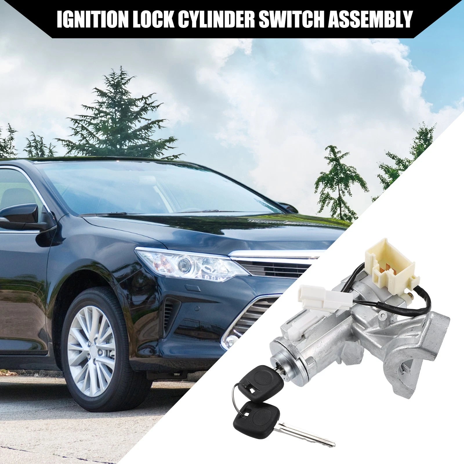 Ignition Switch Lock Cylinder Assembly for Toyota Camry (2002–2006)