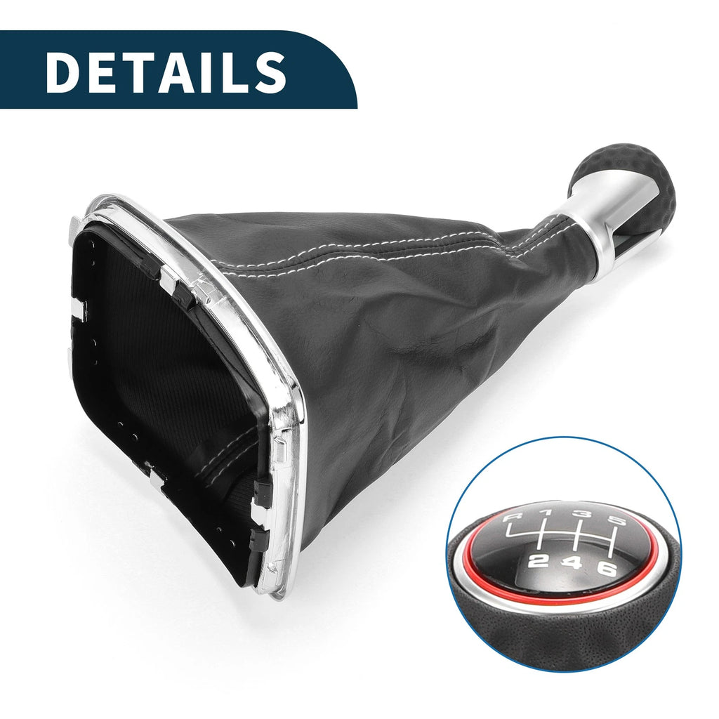 6 Speed Gear Shift Knob with Cover for Volkswagen Jetta Bora (1999–2004)