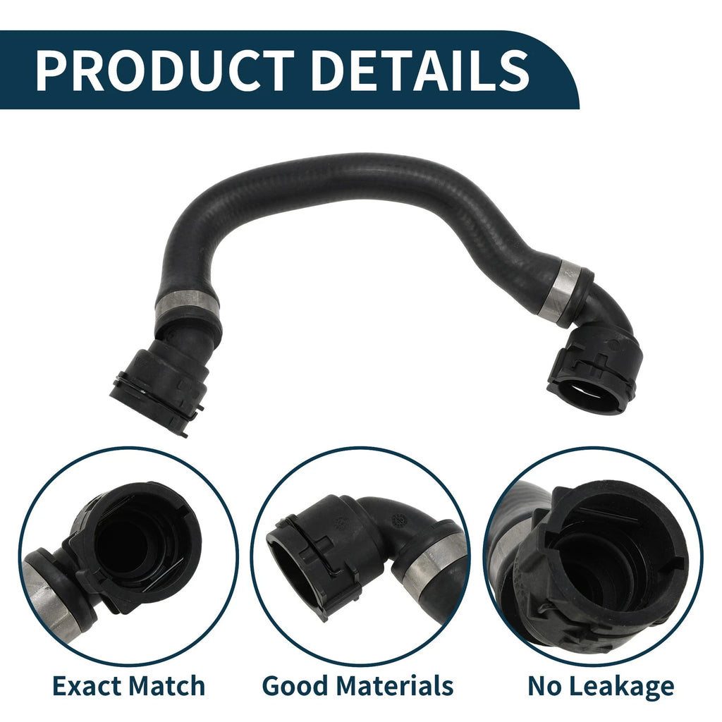 Radiator Hose Heater Hose for BMW X3 (2018) No. 17127535570 Black
