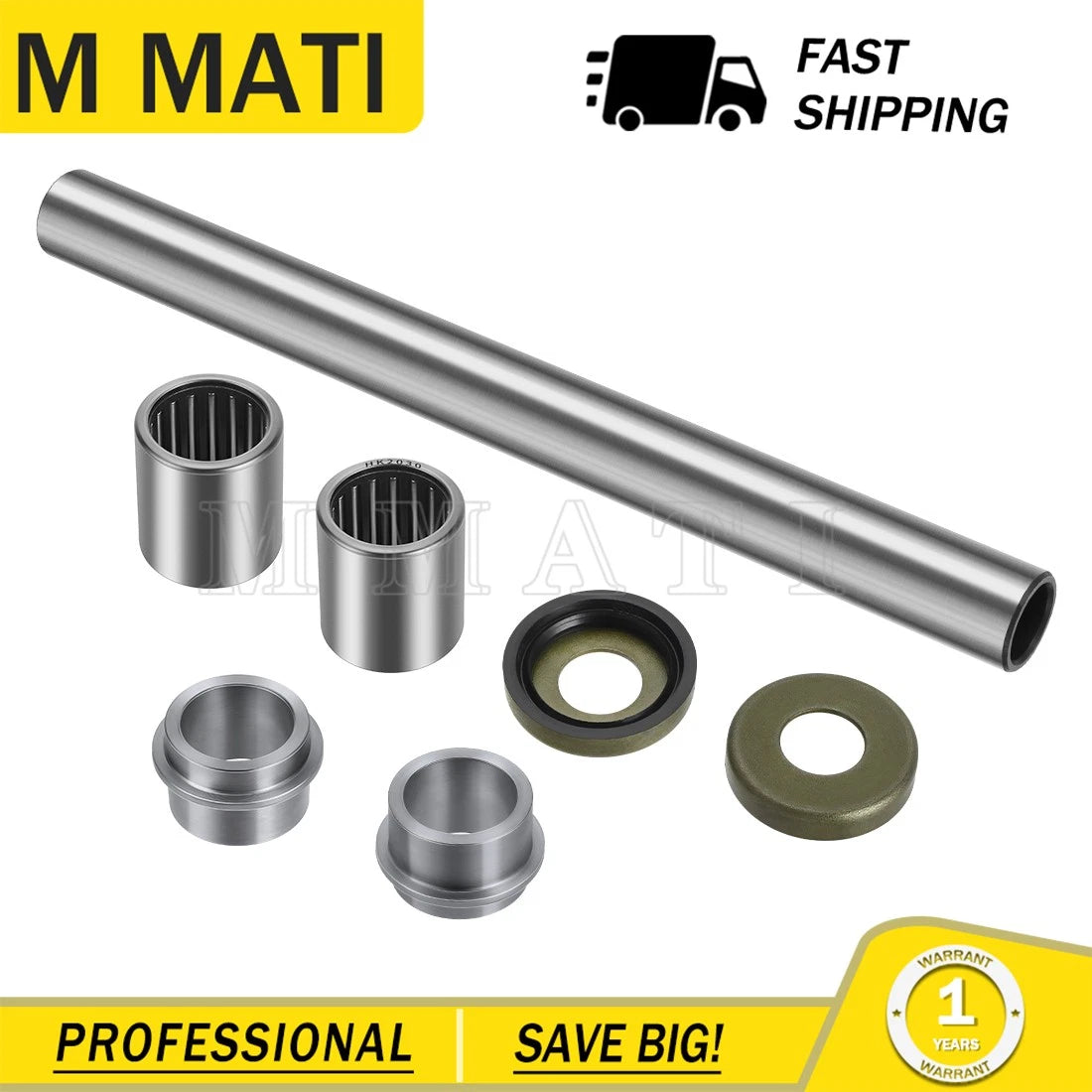 Swing Arm Bearing Bushing Kit for Honda TRX250R (1988–1989)