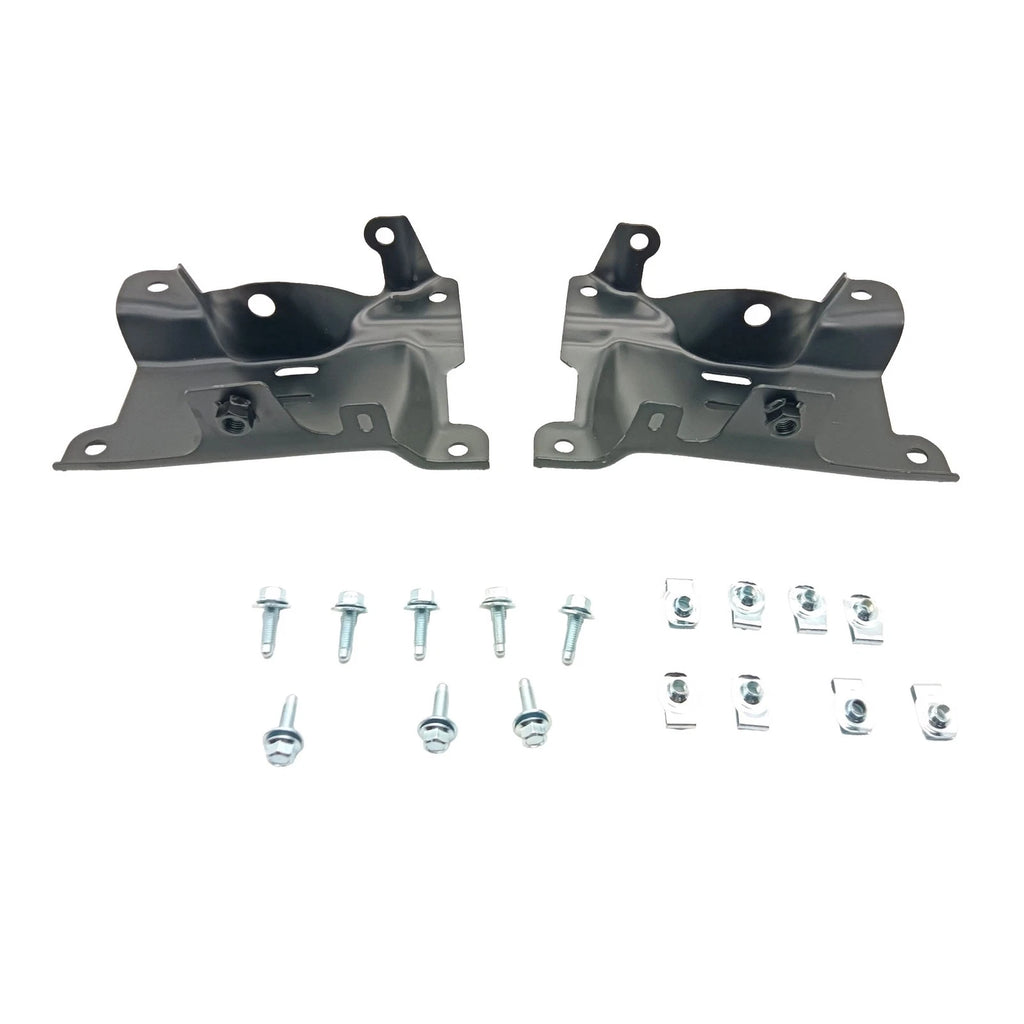 Set of 2 Front Bumper Outer Brackets for Chevy Silverado 2500HD 3500HD (2007–2010)