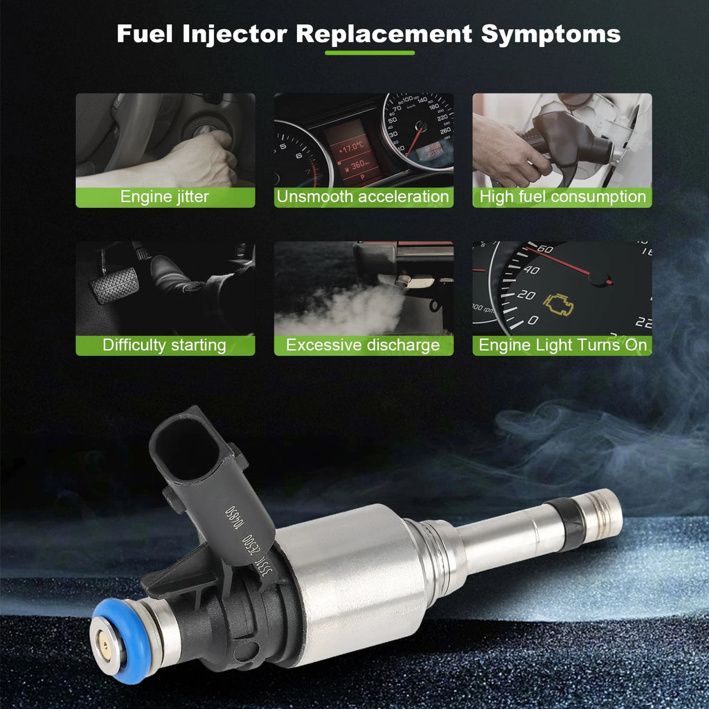 Set of 4 Fuel Injectors for Hyundai Elantra (2014–2017) & Kia Forte (2014–2016) 2.0L