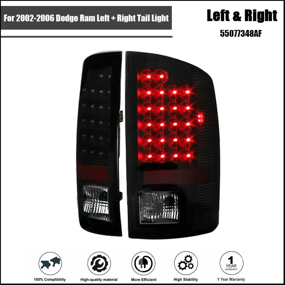 Tail Light Brake Lamp for Dodge Ram 1500 2500 3500 (2002–2006)