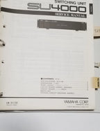 Yamaha Switching Unit SU4000 Service Manual