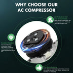 A/C Compressor for Chevrolet Optra, Suzuki Reno, Forenza (2004–2008)