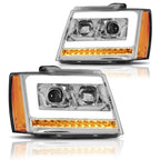 LED Sequential Signal Projector Headlight for Tahoe/Suburban (2007–2014)