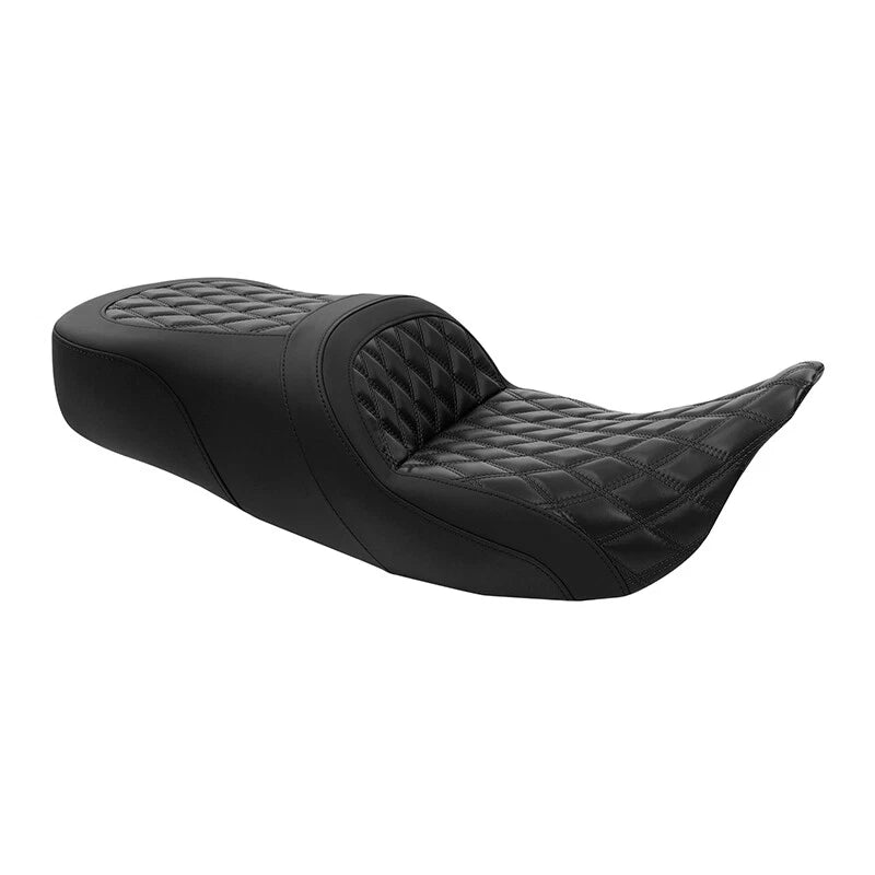 Black Rider Driver Passenger Seat for Harley Touring Electra Road Glide (2009–2023)
