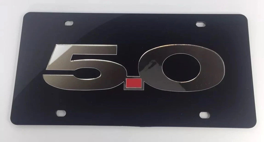 License Plate Emblem Badge for Ford Mustang 5.0 (2015–2023)