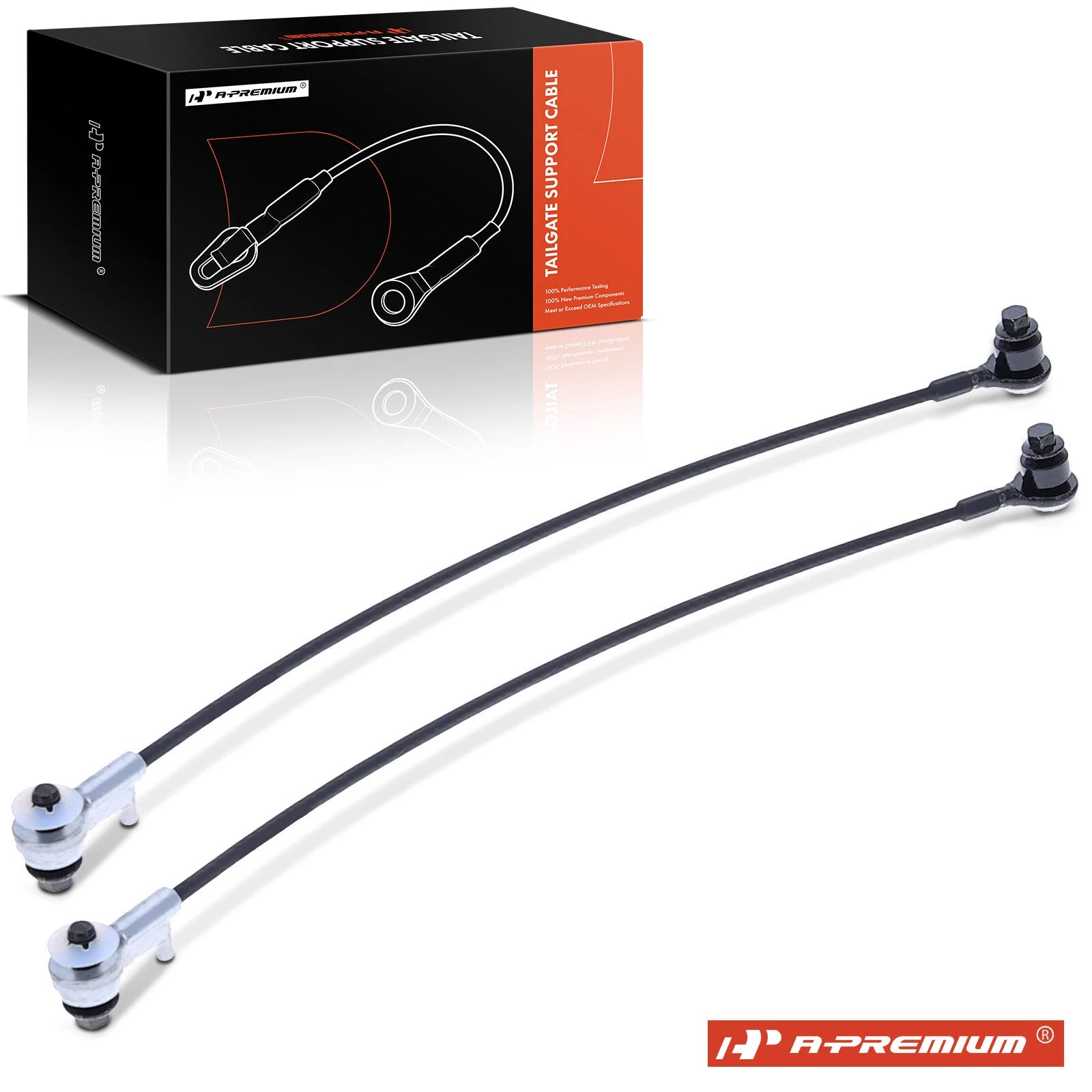 2X Tailgate Support Cable for Honda Element (2003–2006)