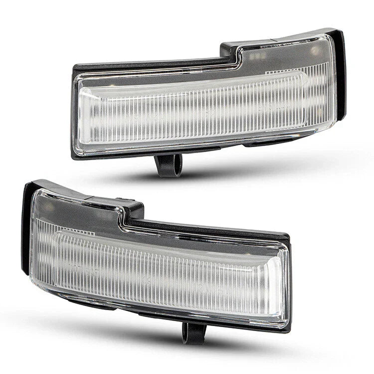 Clear Sequential Side Mirror Turn Signal Lights for Ford F-150 (2015–2018)