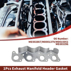 Exhaust Manifold Header Gasket for Mitsubishi Galant (1984–1992) MD302867