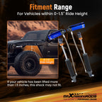 Mono Tube Front Reservoir Shocks for Jeep Wrangler JL (2018–2023)