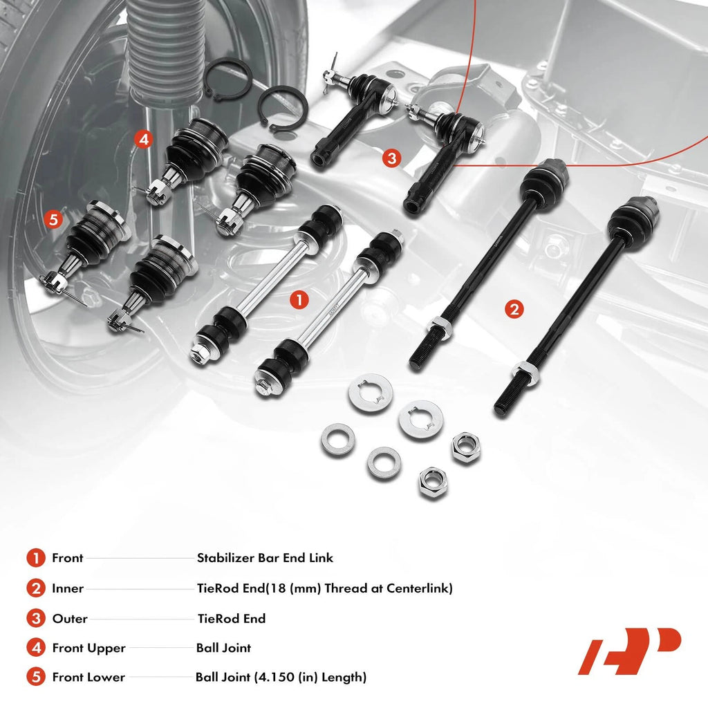 10x Front Stabilizer Bar Link for Chevy Silverado 1500 (2007â2018)