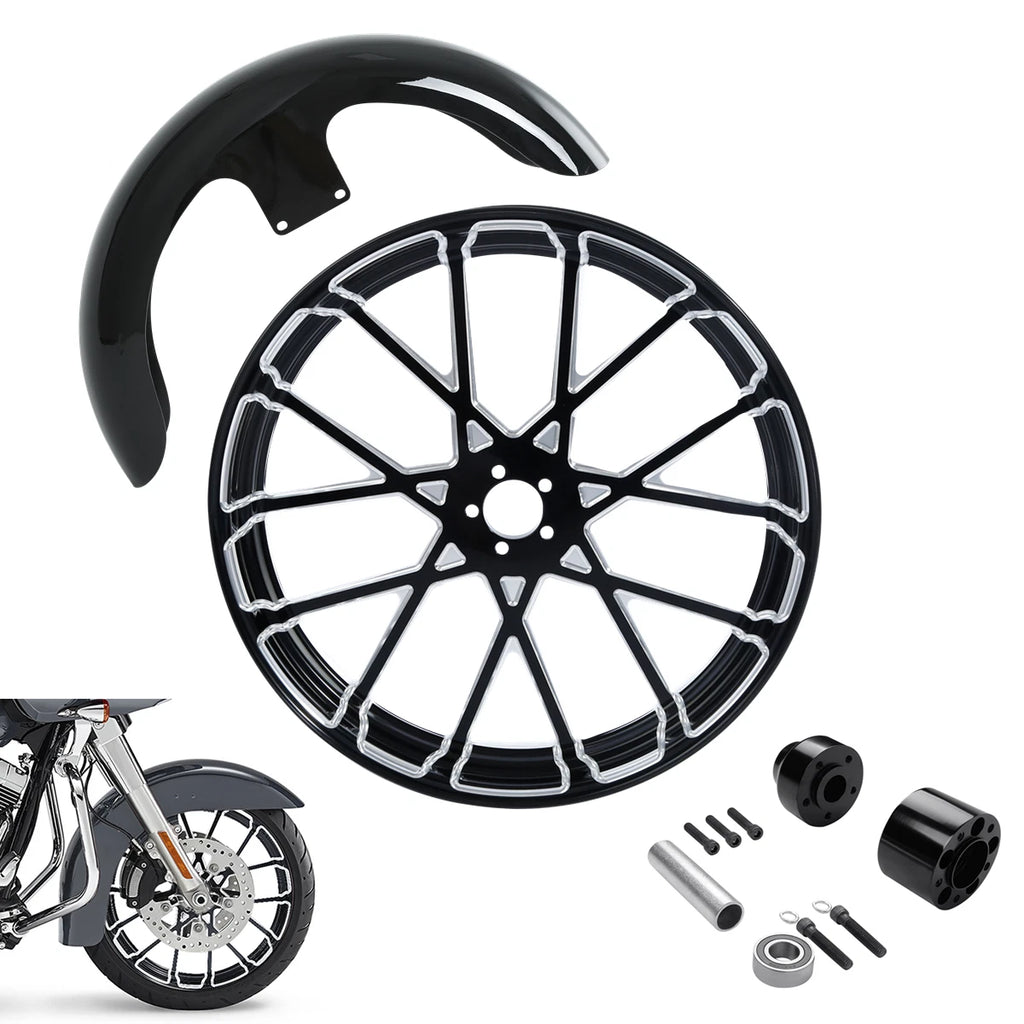21" Front Fender Wheel Rim Hub for Harley Street Glide (2008–2013)