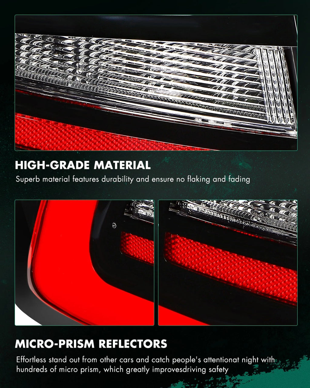 Left Driver Side Outer LED Tail Light for Dodge Charger (2015–2023)