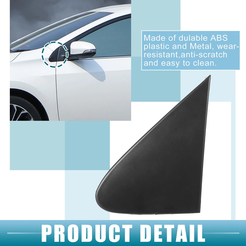 1 Pair Mirror Corner Fender Triangle Cover No. 6011812010 for Toyota Corolla (2014–2019)