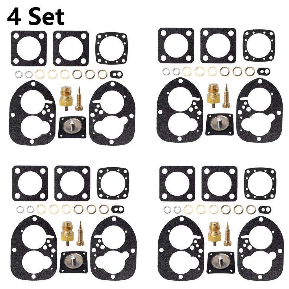 4X Carburetor Repair Kit for Volvo Penta Inboard Marine AQ BB (Fits 856472)