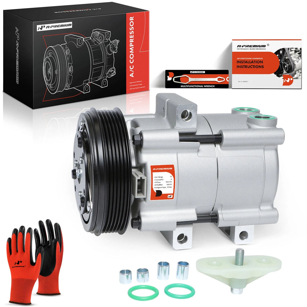 A/C Compressor with Clutch for Ford F-150 (1997–2006)