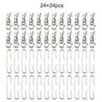 Set of 4 Aluminum Roof Clips and Spacers for