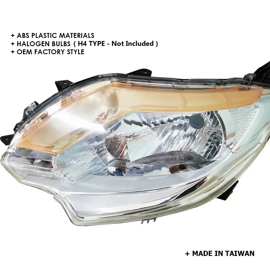 PAIR HEADLIGHTS LAMP for MITSUBISHI TRITON L200 (2015-2019)