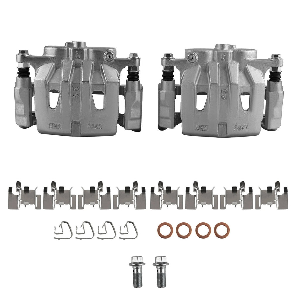 2X Front Brake Calipers w/ Bracket for Toyota Highlander Sienna Lexus RX350
