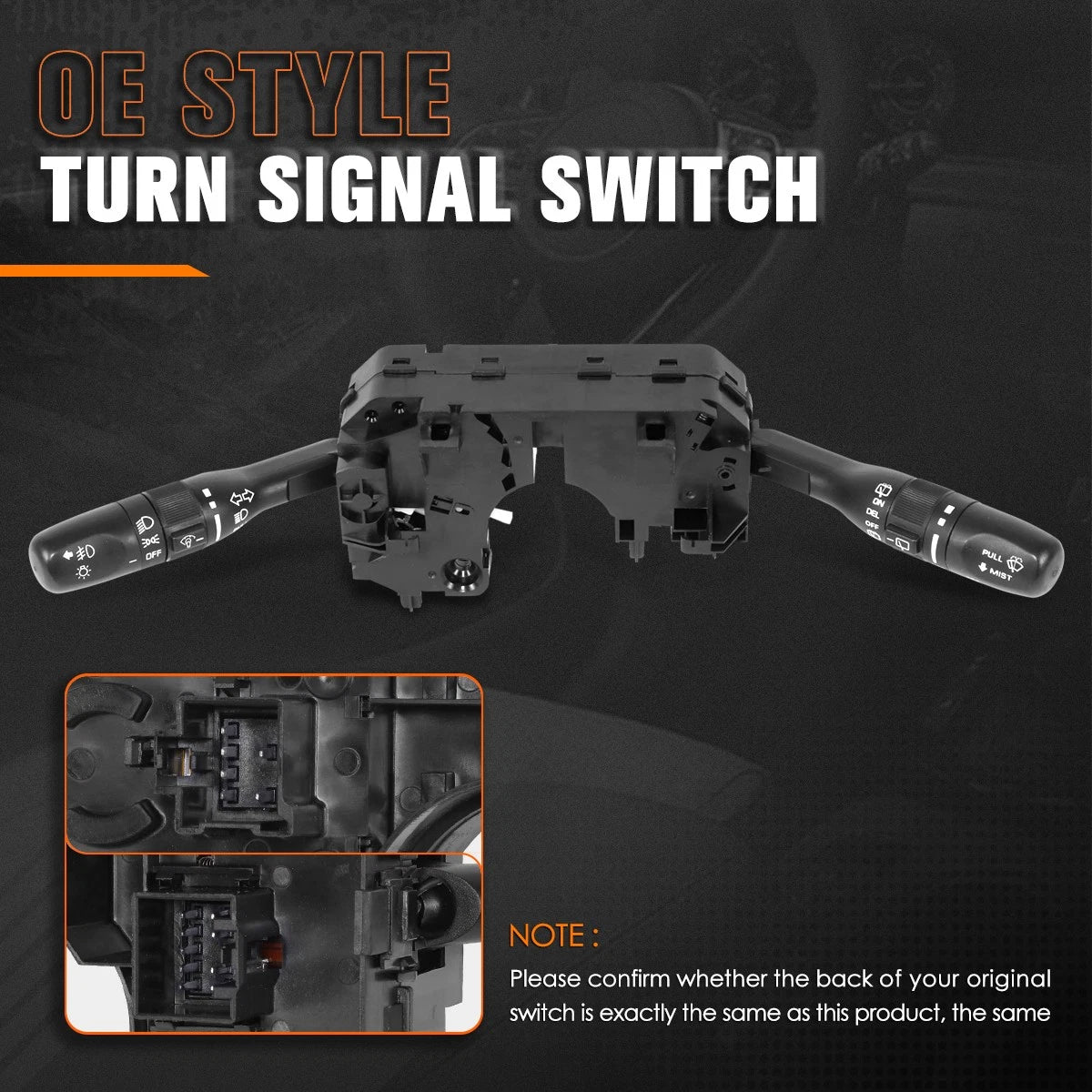 Turn Signal Hazard Light Fog Lamp Combination Switch for Jeep Liberty (2002–2007)
