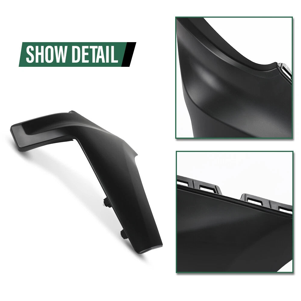 Front Bumper End Cap Extensions for Chevy Silverado 1500 (2019–2022)