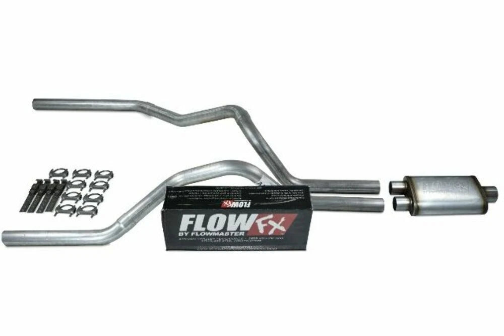 Dual Exhaust Kit for Chevy GMC 1500 Truck (2019–2025) 2.5" Flow FX