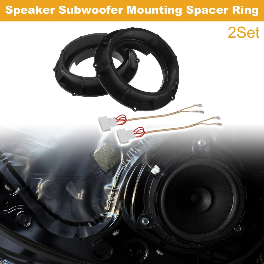 Set of 2 Speaker Spacer Rings for Volkswagen Excelle 