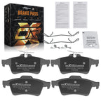 Set of Rear Ceramic Brake Pads for Saab 9-3 (2003–2011) & Mazda 3 (2006–2013)