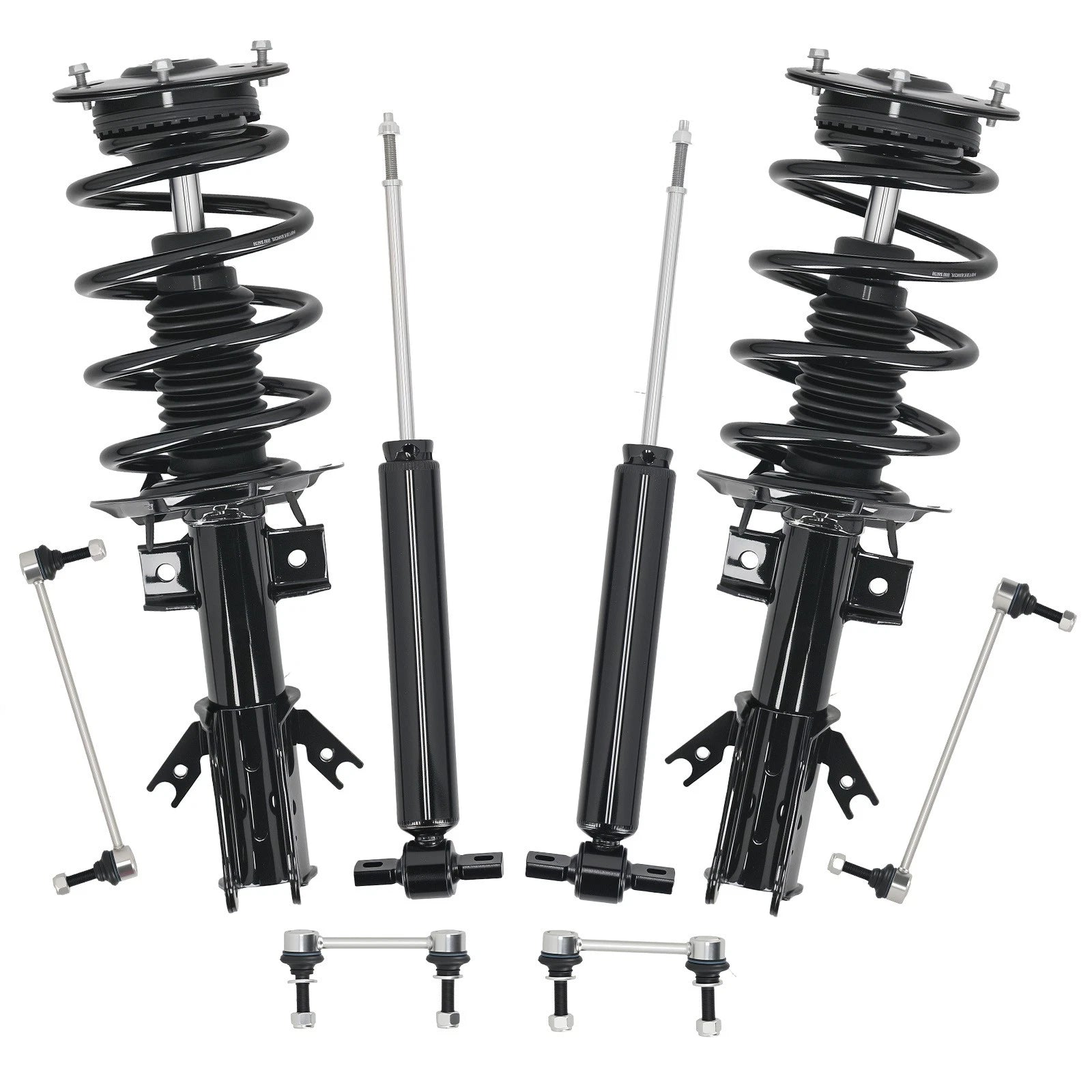 8pcs Struts & Sway Bar Link for Ford Fusion (2013–2018) FWD 272638