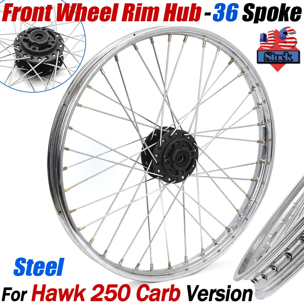 21" Front Wheel Rim for Hawk 250 (Carb Version) Dirt Bike (2005–2023)