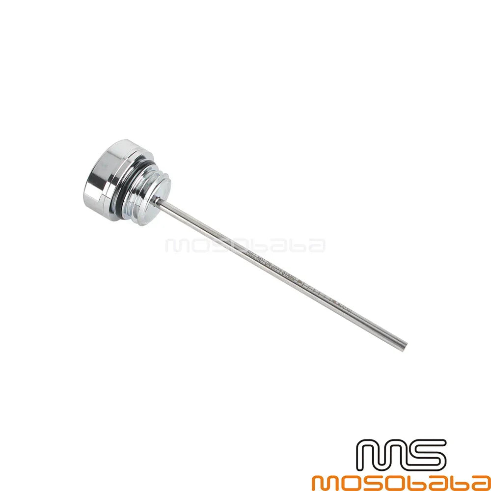 Chrome Oil Dipstick with Temp Gauge for Harley Street Glide FLHX FLHXS (2017)