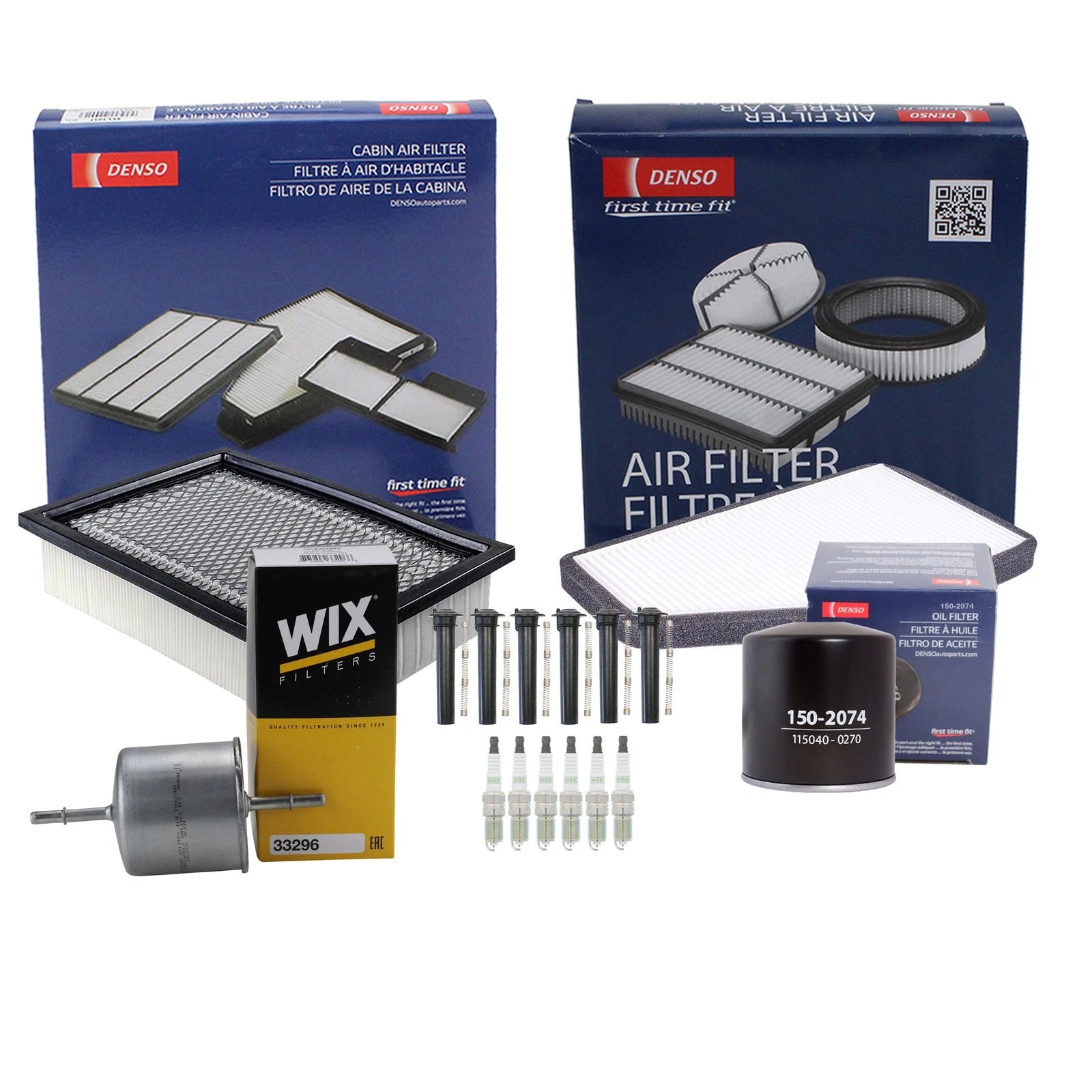 Tune Up Kit with 6 NGK Spark Plugs & Boots for Mazda Tribute (2001–2008)