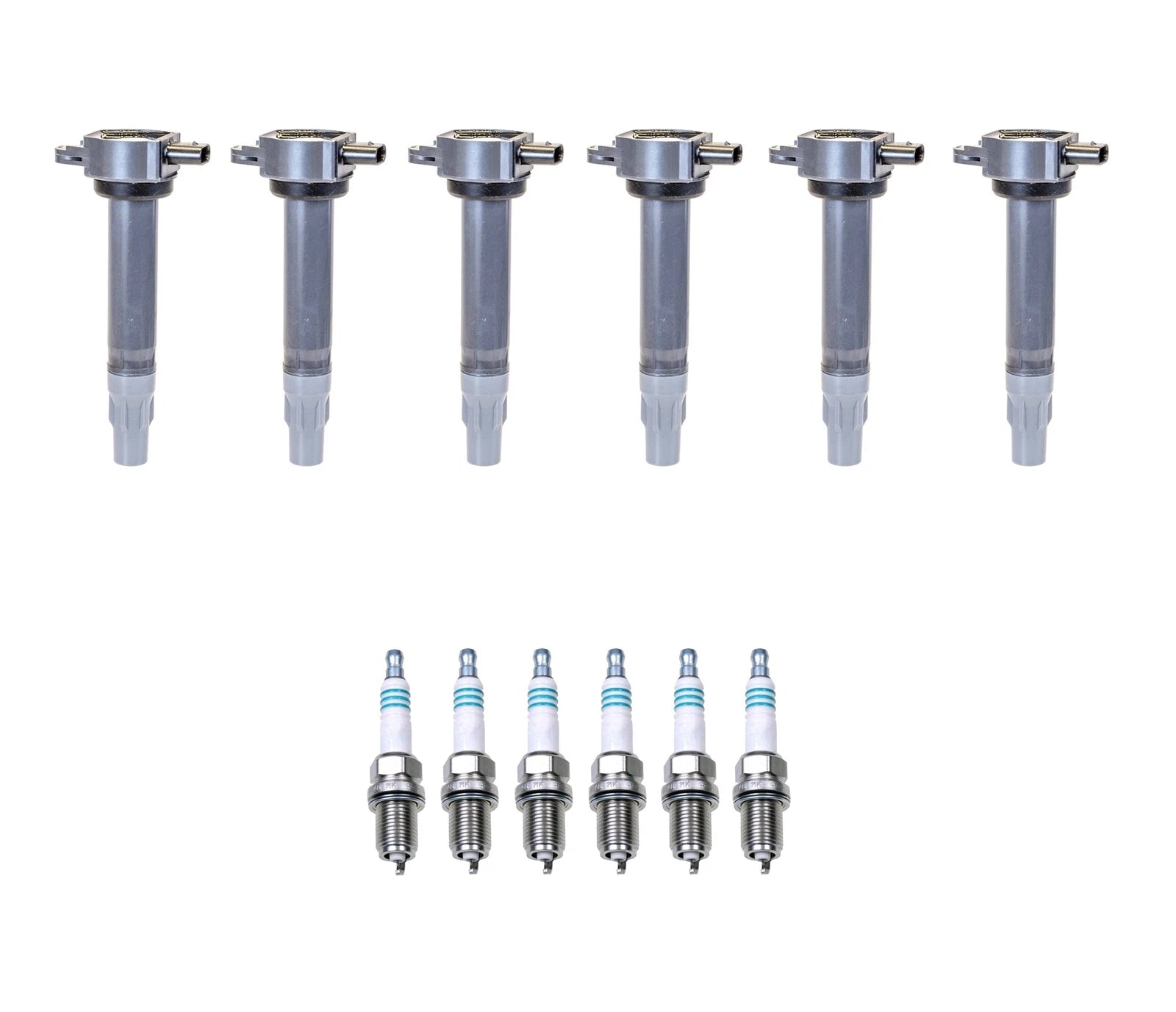 Set of 6 Ignition Coils & 6 Iridium Spark Plugs for Chrysler Dodge