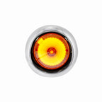 LED Mini Spike Light Amber Lens Dual Function for SS Bezel Clearance Marker (—)