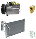 A C Compressor Kit With Condenser for Saab 9-5 2.3L Turbo (2009–2011)
