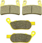 Front Rear Brake Pads for Harley FLS Softail Slim FLSTC (2012–2023)