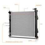 Cooling Radiator for Kia Optima 2.0T (2016–2018) DPI-13604