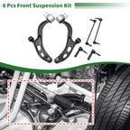 6 Pcs Front Lower Control Arms for Ford Flex (2010–2012) No.MS401121/MS401122