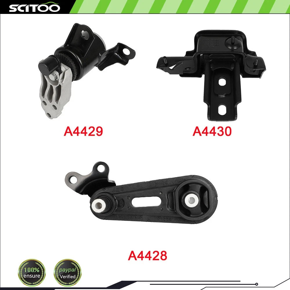 3X Engine Motor Mount for Mazda 2 (2011–2014)