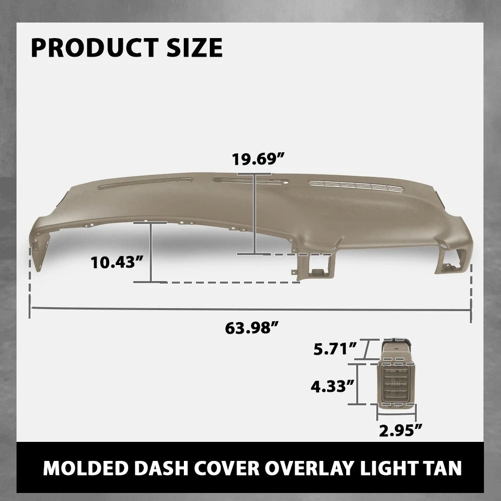 Dash Pad for Chevy Silverado GMC Sierra (1999–2006) Tan