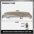 Dash Pad for Chevy Silverado GMC Sierra (1999–2006) Tan