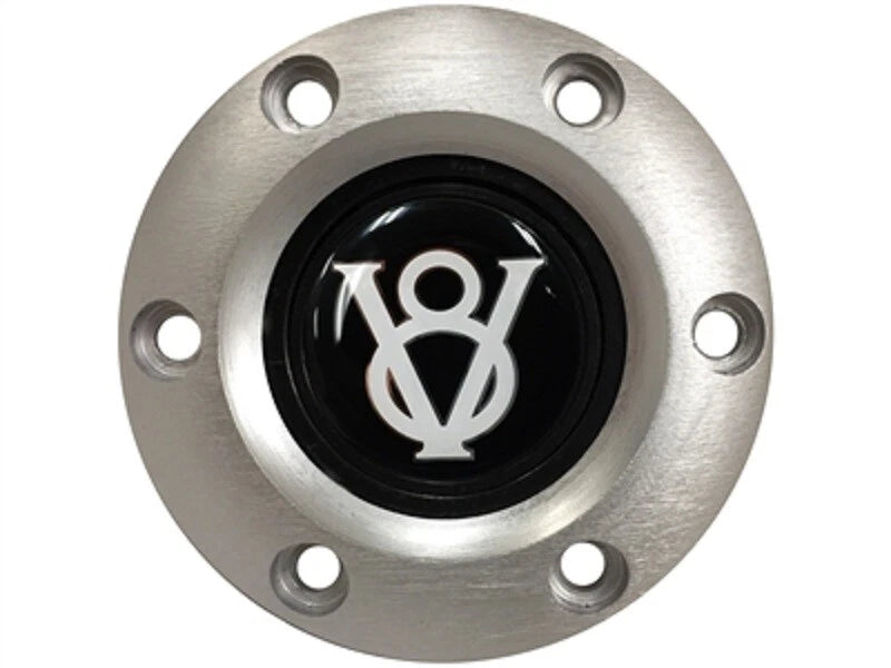 Brushed Horn Button 6 Hole for Ford V8 Emblem Steering Wheel (1949–1956)